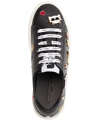 Karl Lagerfeld Paris Women's Cate Pins Lace-Up Sneakers
