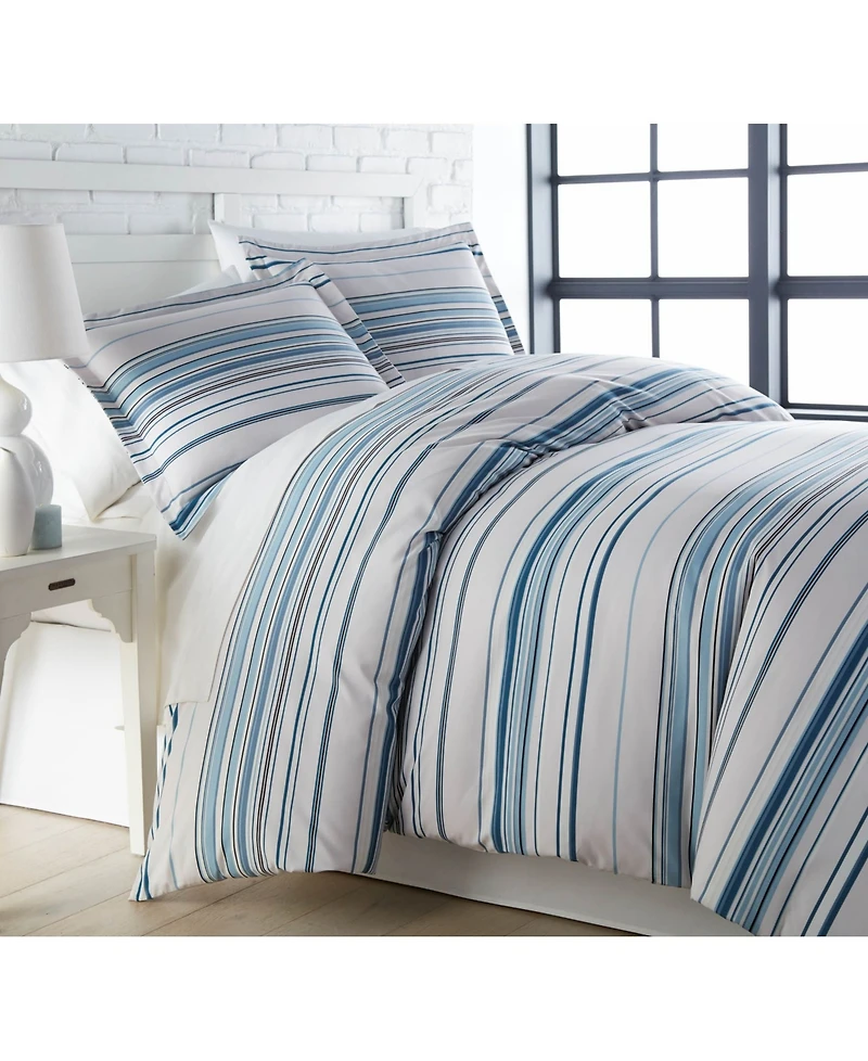 Southshore Fine Linens Coastal Stripes Ultra Soft -Pc. Duvet Cover Set