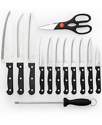 Kitchen Knife with Wooden Block, Set of 13
