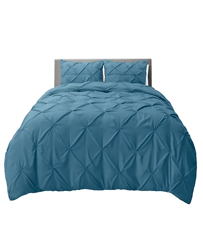 Nestl Pinch Pleat 3-Pc. Duvet Cover Set