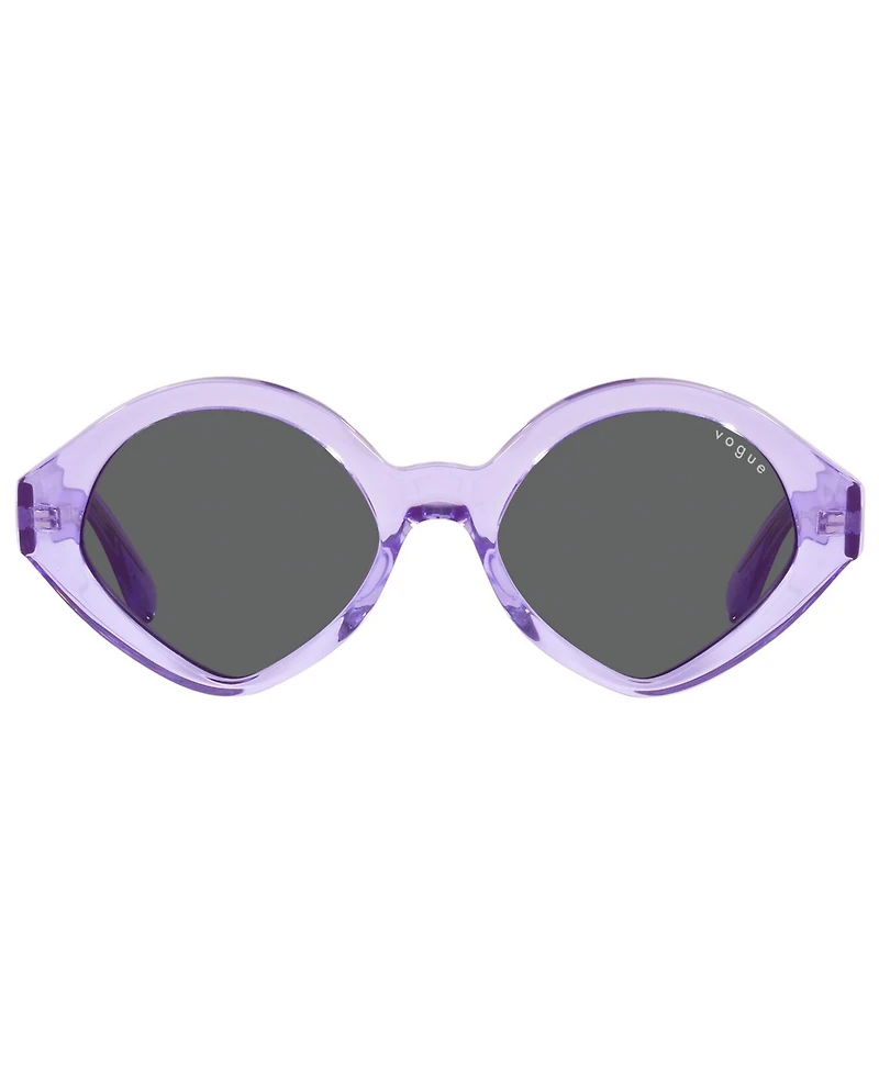 Mbb X Vogue Eyewear Sunglasses, VO5394S 52 - Transparent Lilac