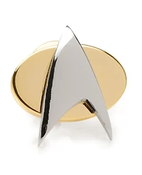 Star Trek Men's Two-tone Delta Shield Lapel Pin