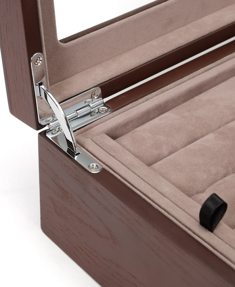 Ox & Bull Trading Co. Men's Espresso Cufflinks Collector's Case