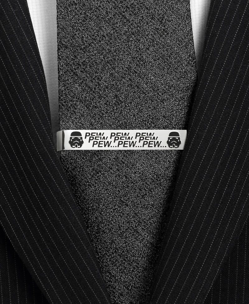 Star Wars Men's Pew Pew Pew Storm trooper Tie Bar