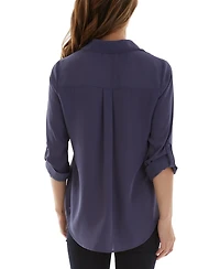 Bcx Juniors' V-Neck Utility Shirt