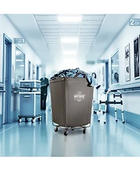 Seville Classics Heavy-Duty Rolling Laundry Hamper