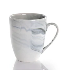 Elama Fine Marble 16 Pc. Dinnerware Set, Service for 4