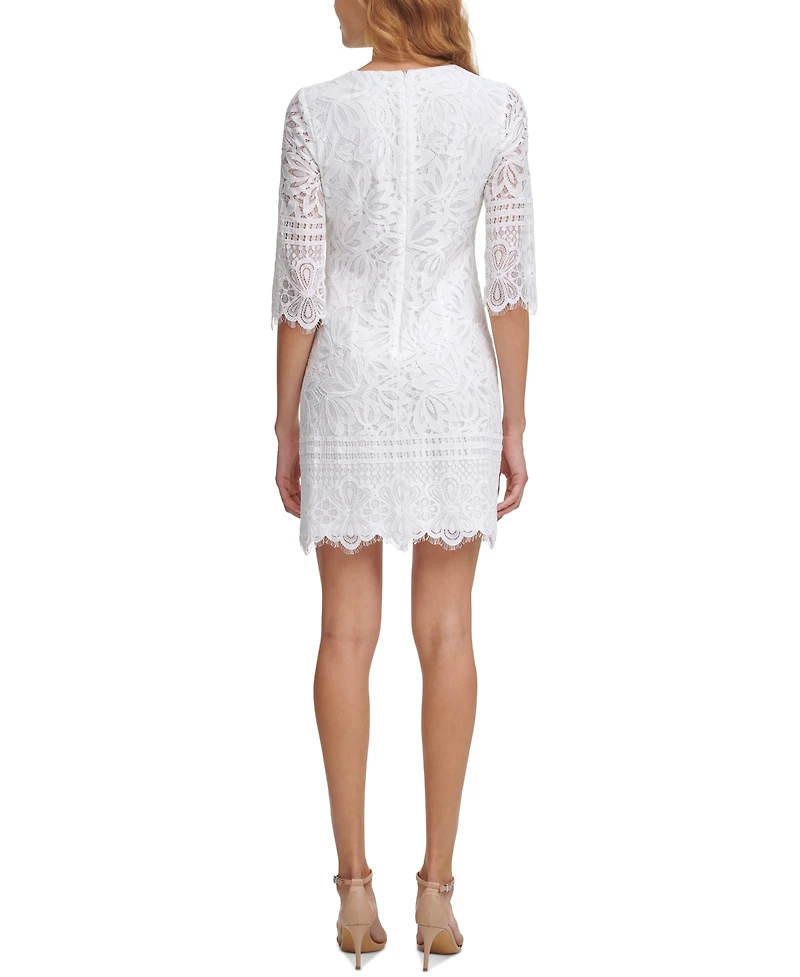 kensie Lace Sheath Dress