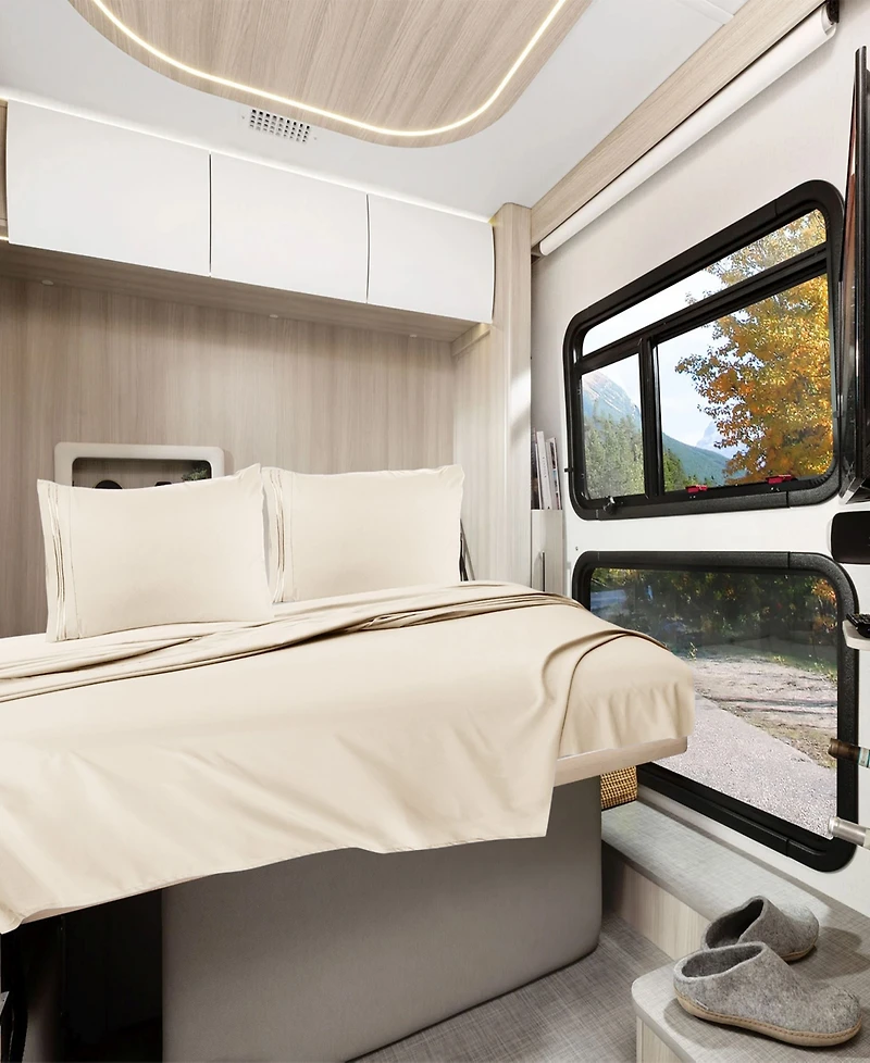 Nestl Premier 1800 Series Deep Pocket Bed 4 Piece Sheet Set, Rv Queen