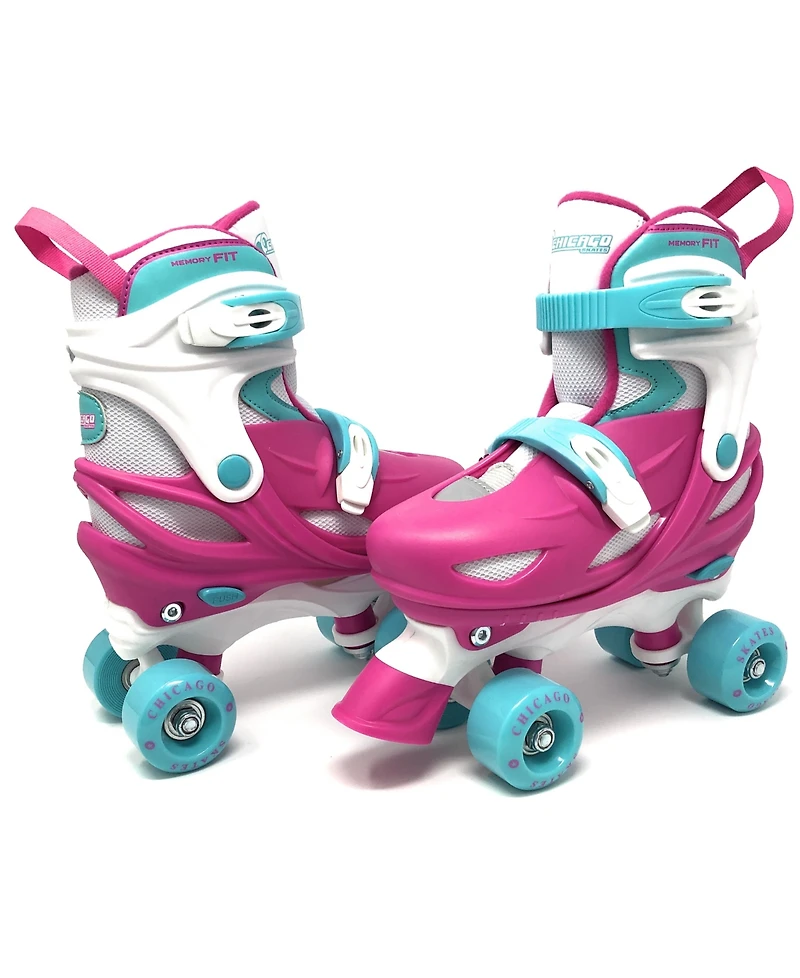 Chicago Girls Adjustable Quad Roller Skate - Size S (J10-J13)