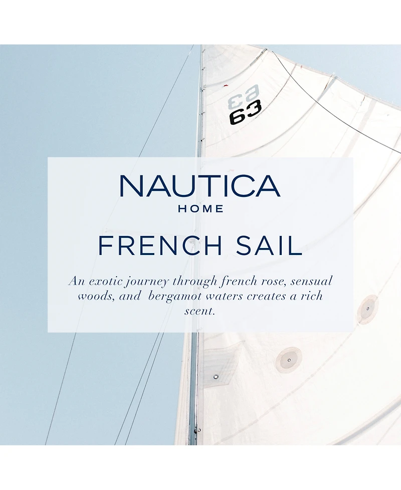 Nautica French Sail Candle, 14.5 oz