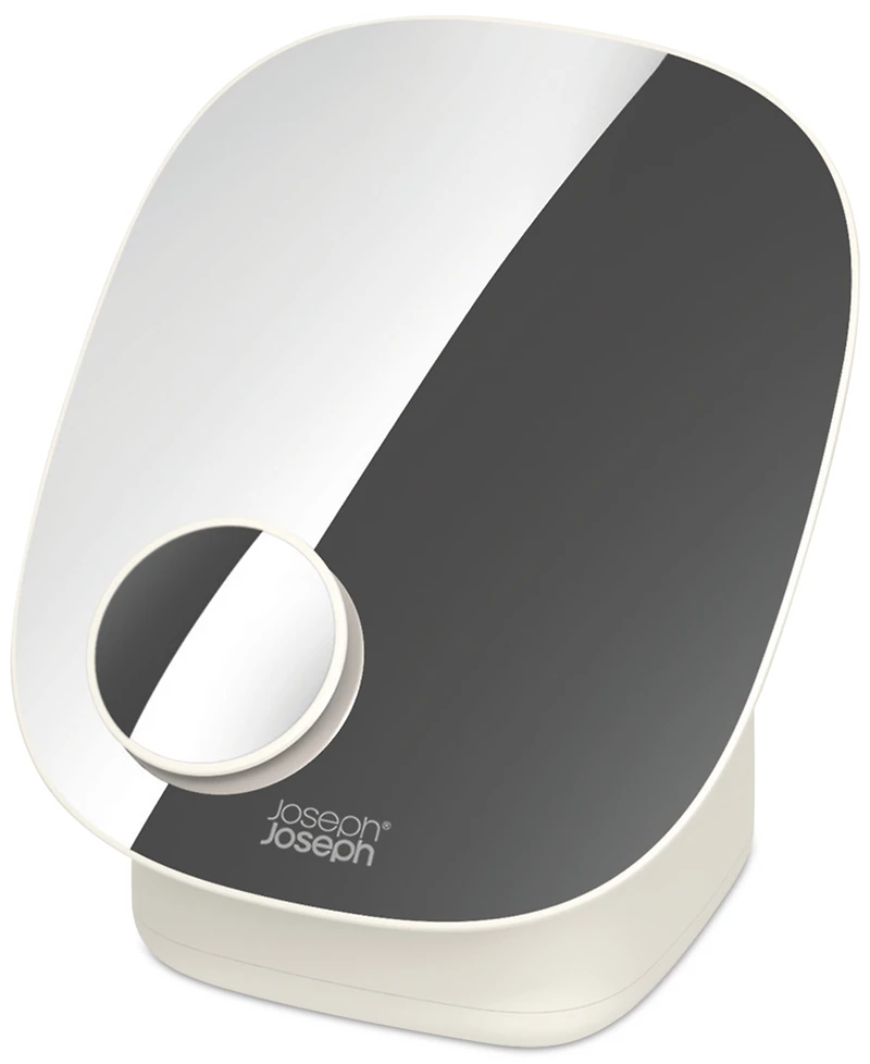 Joseph Joseph Viva Pedestal Mirror with Cosmetic Organizer