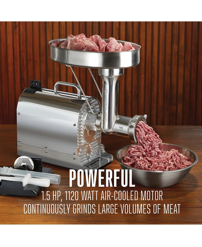 Hamilton Beach Pro Series 22 Meat Grinder with Sausage Stuffer Kit