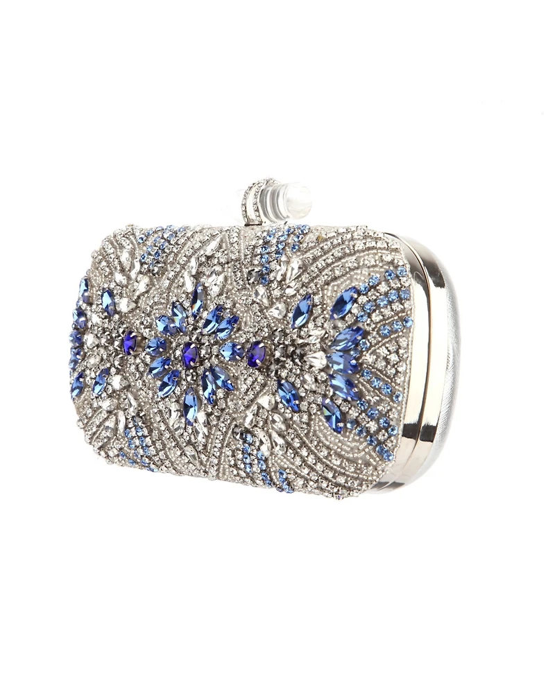 Women's Crystal Embellished Minaudiere
