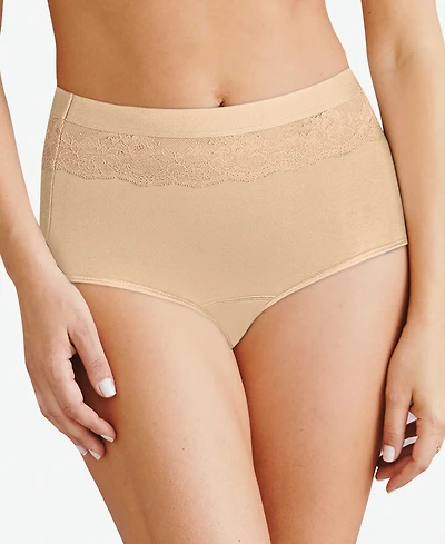 Bali Women's Beautifully Confident Brief Period Underwear With Light Leak Protection DFLLB1
