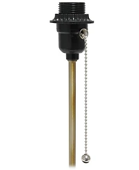Simple Designs Hammered Metal Organizer Table Lamp with Usb Charging Port and Fabric Shade