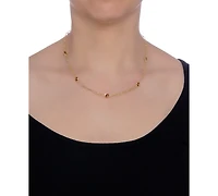 Swiss Blue Topaz Paperclip Link 18" Statement Necklace (4 ct. t.w.) Sterling Silver (Also Amethyst & Citrine)