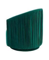 London Pleated Swivel Chair