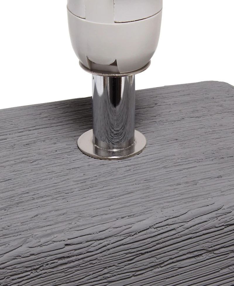 Simple Designs Petite Stone Table Lamp with Shade