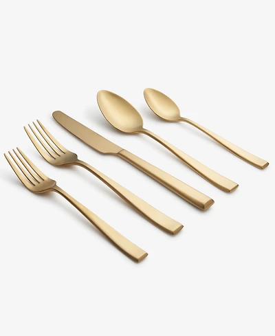 Cambridge Silversmiths Samira Satin 20-Piece Flatware Set, Service for 4