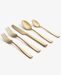 Cambridge Silversmiths Samira Satin 20-Piece Flatware Set, Service for 4