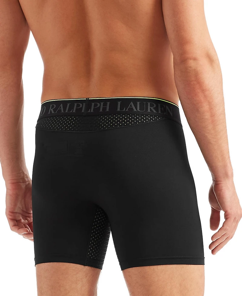 Polo Ralph Lauren Men's 3-Pack Flex Performance Air Boxer Briefs