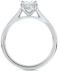 Portfolio by De Beers Forevermark Diamond Round-Cut Cathedral Solitaire Engagement Ring (1/2 ct. t.w.)