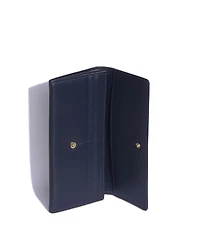 Women's Large Flap Over Bifold Matinee Wallet