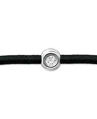 Giani Bernini Cubic Zirconia Bezel Cord Ankle Bracelet Sterling Silver, Created for Macys
