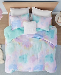 Intelligent Design Cassiopeia Watercolor Tie Dye -Pc. Comforter Set