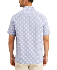 Club Room Men's Regular-Fit Medallion-Print Shirt, Created for Macy's