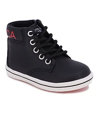 Nautica Toddler Boys Bowenswarf Casual Padded Collar High-top Sneaker