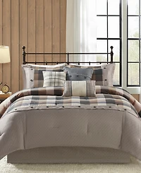 Madison Park Ridge Herringbone 7-Pc. Comforter Set