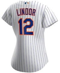 Women's Francisco Lindor White New York Mets Home Replica Player Jersey