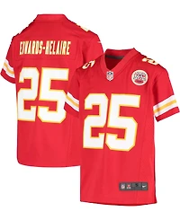 Nike Big Boys Clyde Edwards-Helaire Kansas City Chiefs Game Jersey