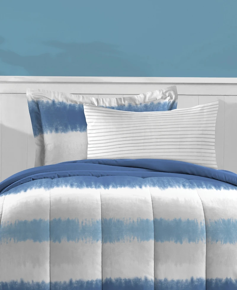 Dream Factory Tie Dye Stripe 5-Pc. Comforter Set, Twin