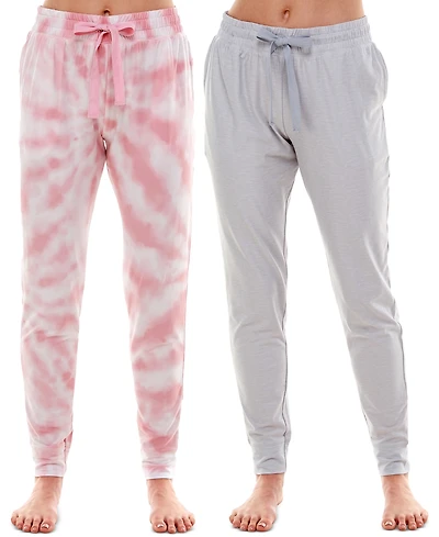 Roudelain Women's Ultra-Soft Jogger Pajama Bottoms, Set of 2