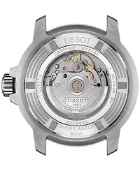Tissot Men's Swiss Automatic Seastar Stainless Steel Bracelet Watch 46mm
