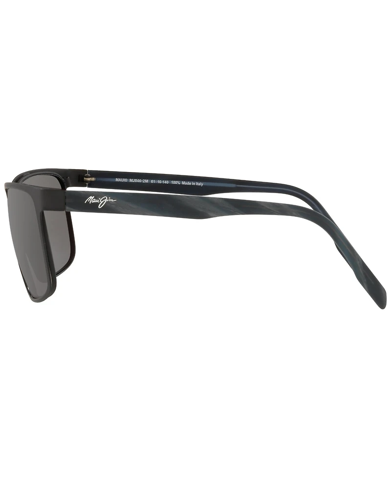 Maui Jim Men's Polarized Sunglasses, MJ000671 61 Wana