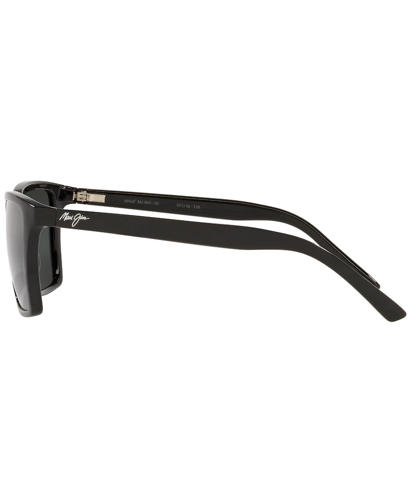 Maui Jim Men's Polarized Sunglasses, MJ000672 Cruzem 57