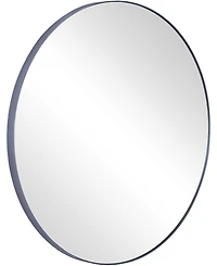 Round Metal Frame Mirror