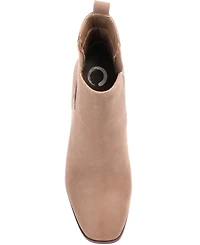 Journee Collection Women's Maxxie Stacked Block Heel Booties