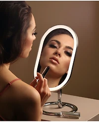 Fancii Vera Rechargeable Vanity Mirror With 3 Led Light Settings