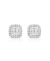 Diamond Frame Quad Stud (1 ct. t.w.) in 14k White Gold