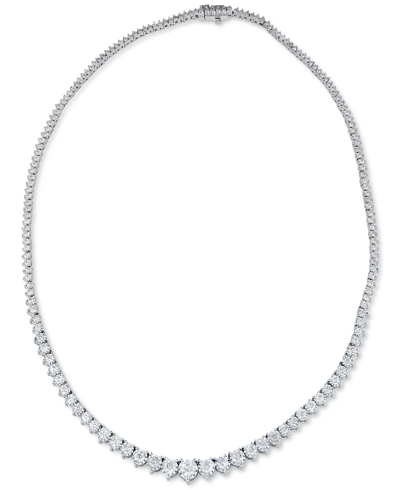 Diamond Graduated Tennis Necklace (5 ct. t.w.) in 14K White Gold or 14k Yellow Gold