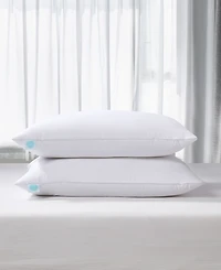 Martha Stewart White Feather & Down Medium/Firm Lyocell-Around 2-Pack Pillows