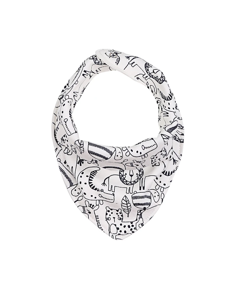 The Peanutshell Cotton Bandana Drool Baby Bibs, 8pk, Unisex