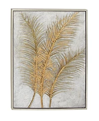 CosmoLiving by Cosmopolitan Gold Glam Canvas Wall Art, 48 x 36