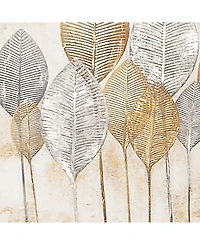 CosmoLiving by Cosmopolitan Brown Contemporary Canvas Wall Art, 27 x 55