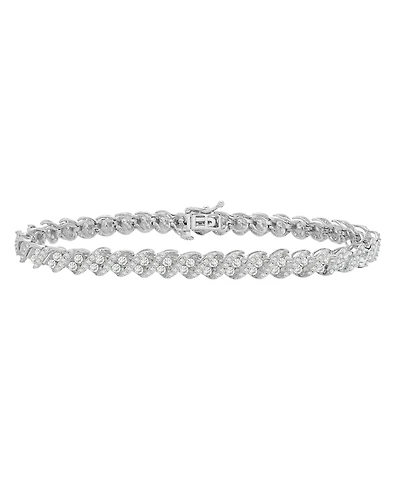 Diamond Link Bracelet (3 ct. t.w.) in 14k White Gold or 14k Yellow Gold